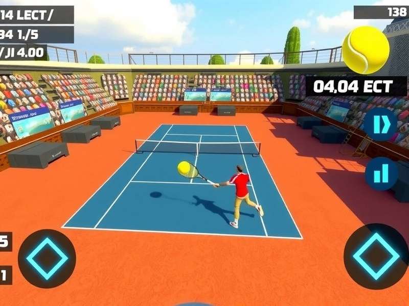 Tennis Titanic Gameplay Screenshot